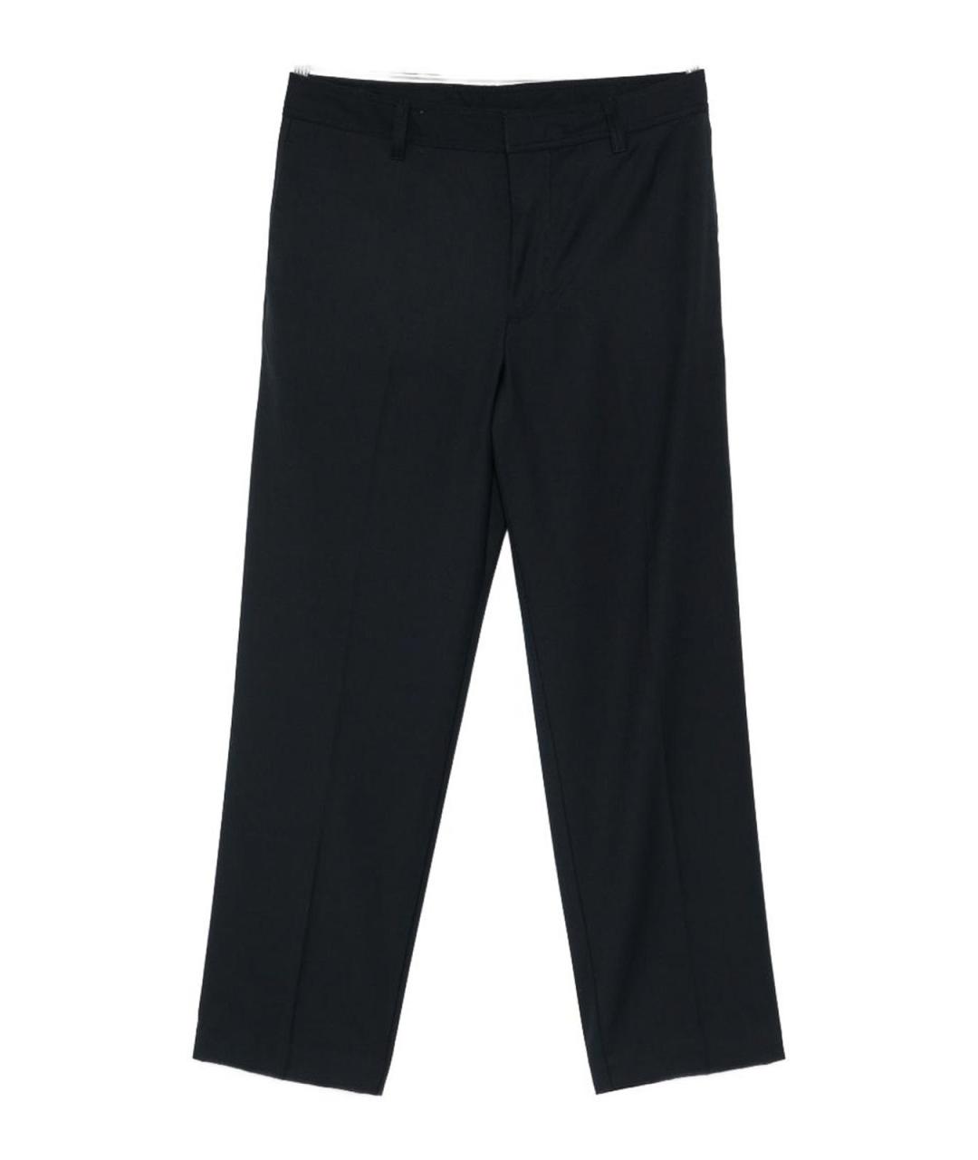 EMPORIO ARMANI Синие шерстяные повседневные брюки, фото 1