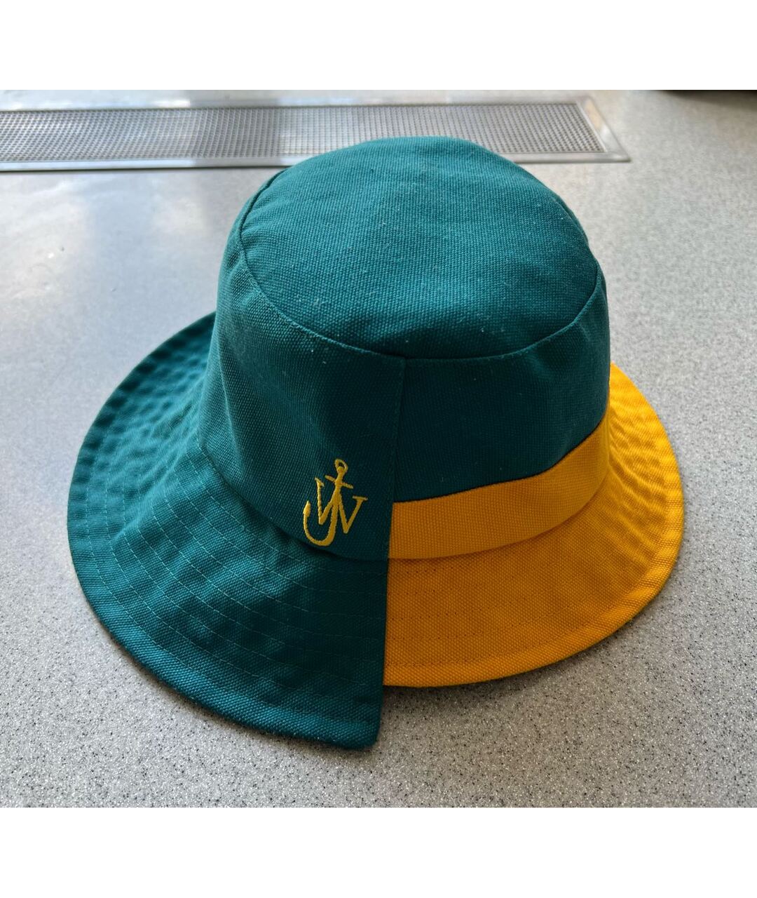 J.W.ANDERSON Зеленая хлопковая шляпа, фото 3