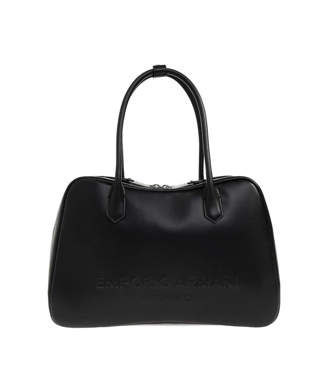 EMPORIO ARMANI Черная синтетическая сумка через плечо, фото 1