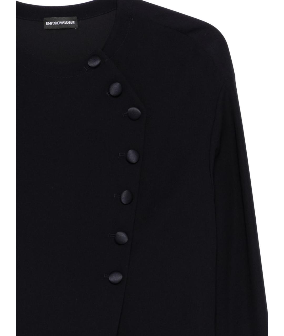 EMPORIO ARMANI Синяя полиэстеровая рубашка, фото 3