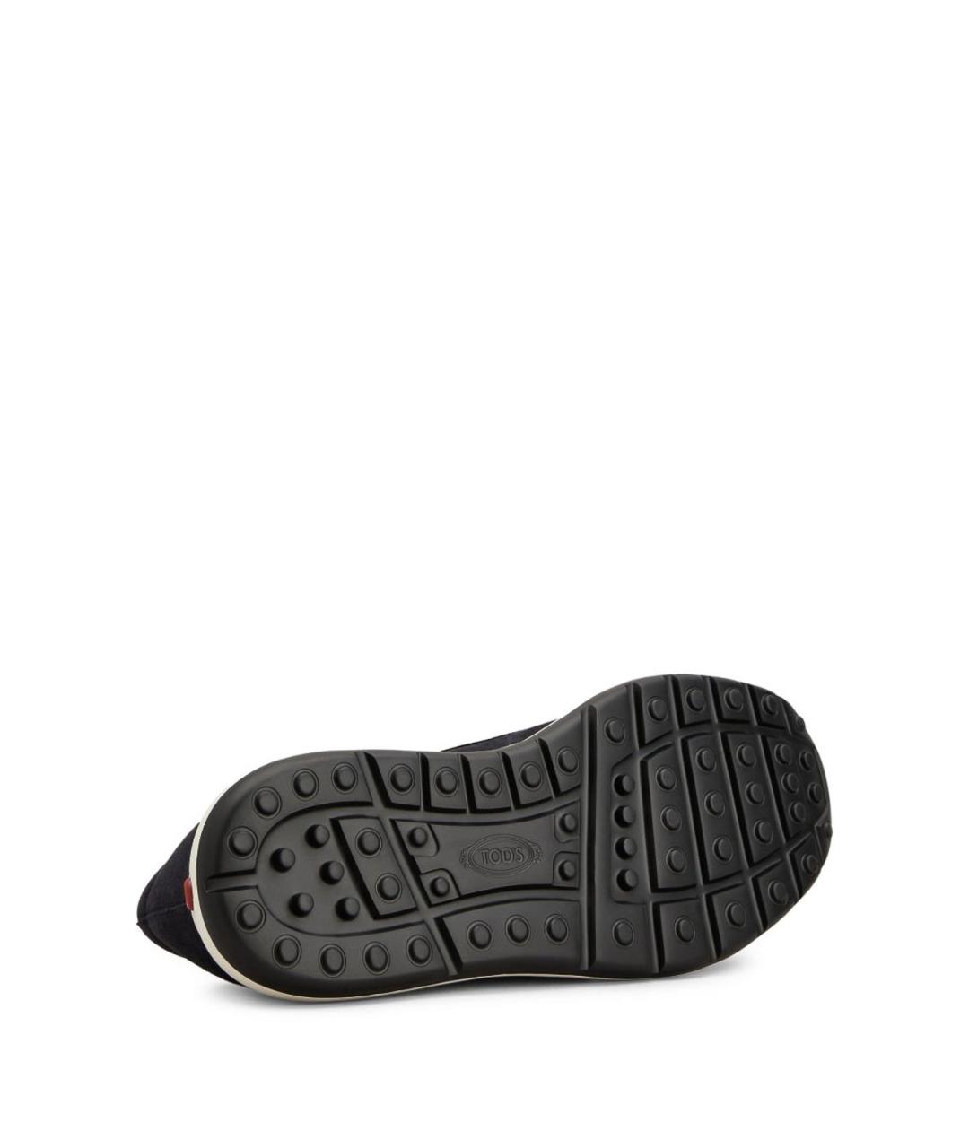 TOD'S Синие кожаные лоферы, фото 4