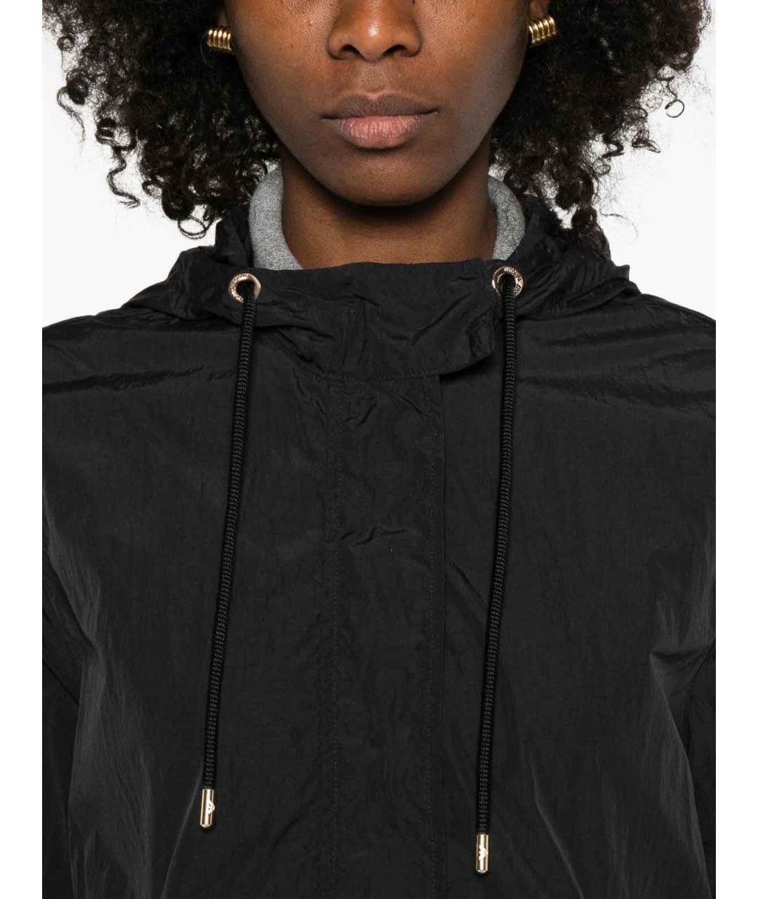 EMPORIO ARMANI Черная полиамидовая куртка, фото 2