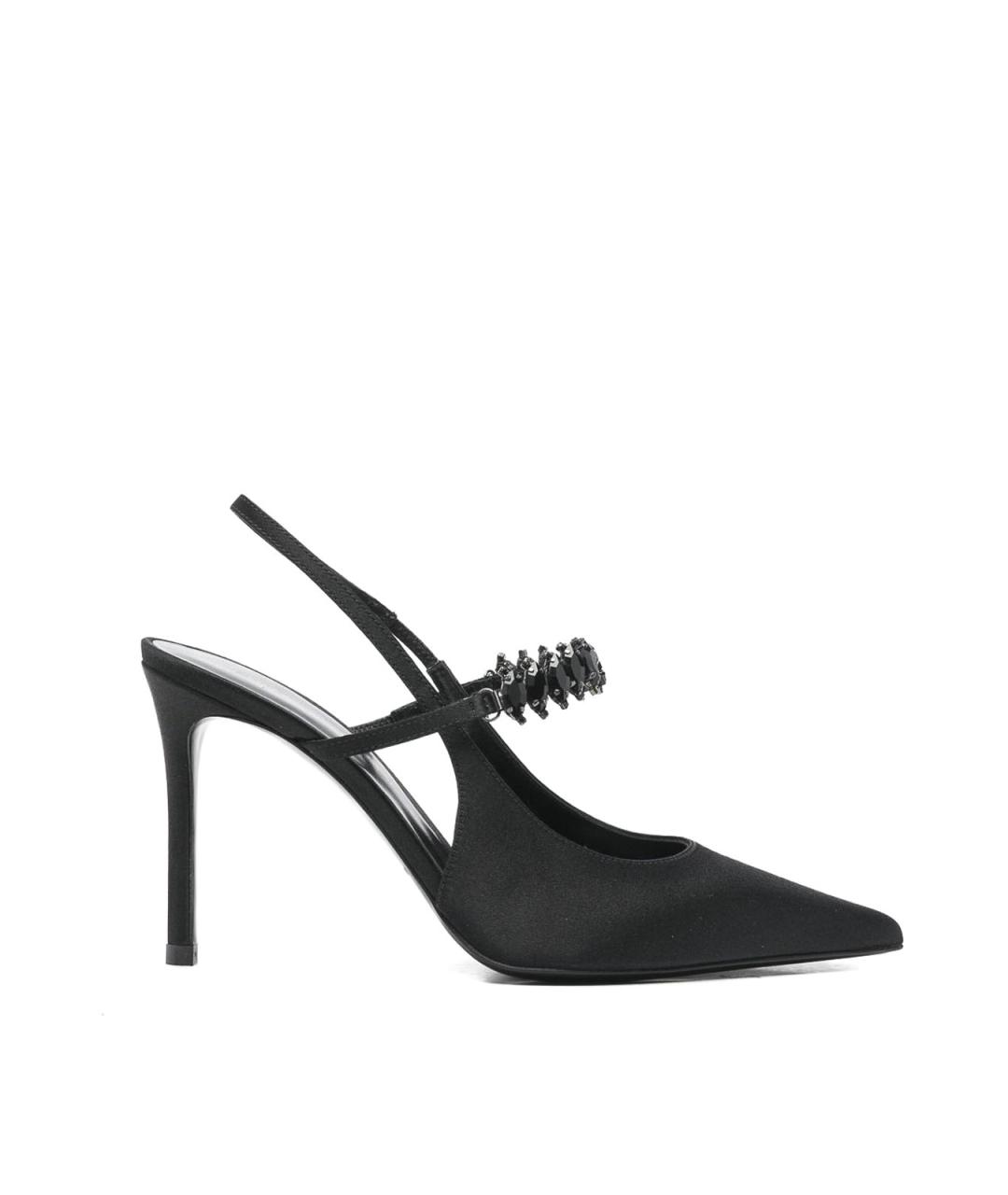 EMPORIO ARMANI Черные текстильные туфли, фото 1