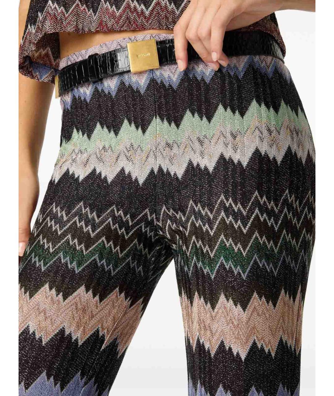 MISSONI Мульти вискозные брюки узкие, фото 4
