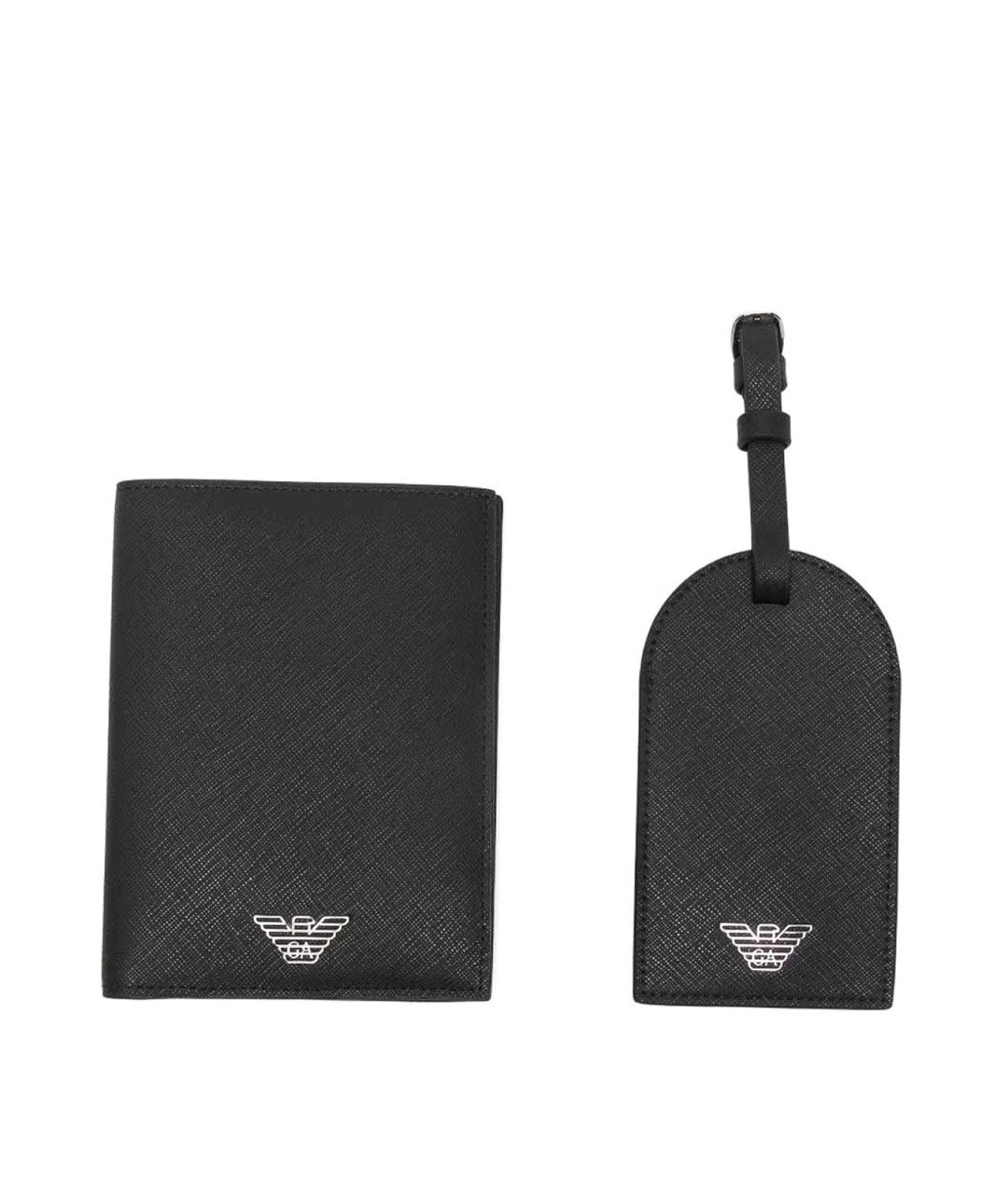EMPORIO ARMANI Черный кошелек, фото 1
