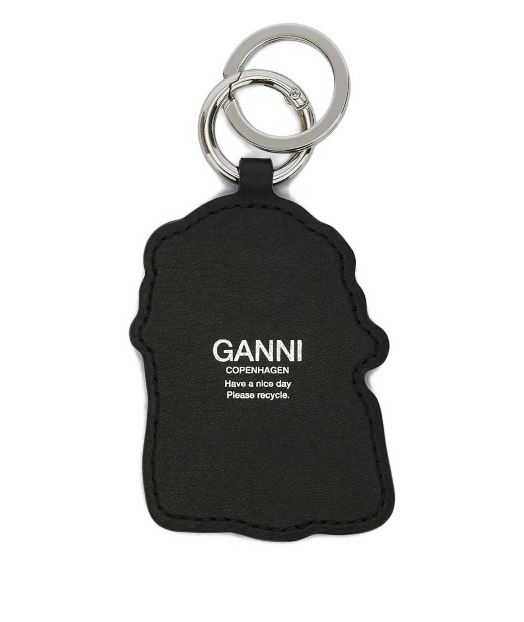 GANNI Белый брелок, фото 2