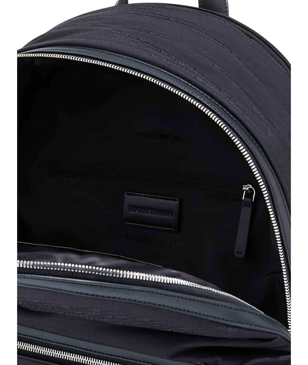 EMPORIO ARMANI Черный синтетический рюкзак, фото 5