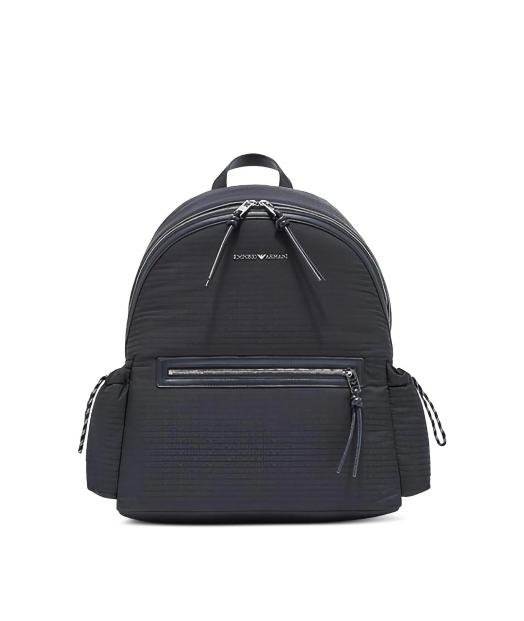 EMPORIO ARMANI Черный синтетический рюкзак, фото 1