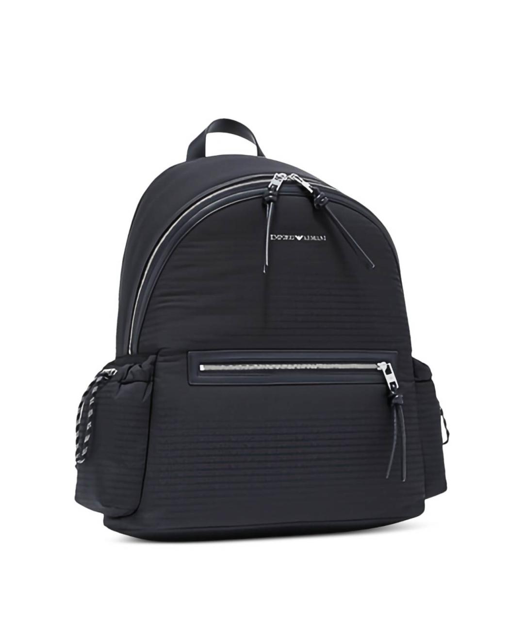 EMPORIO ARMANI Черный синтетический рюкзак, фото 3