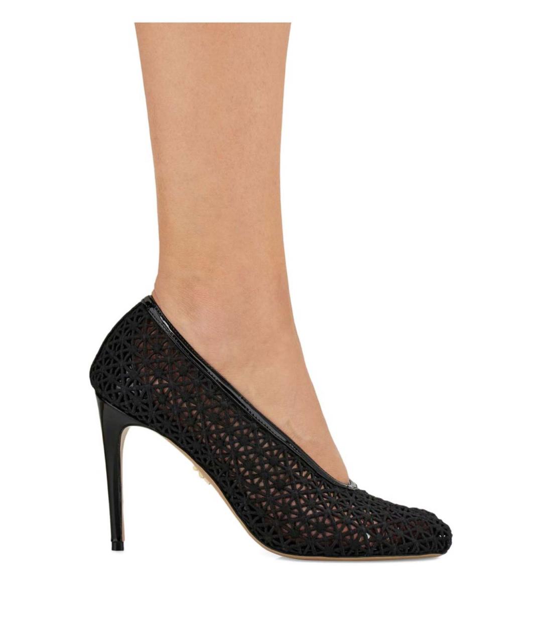 FERRAGAMO Черные кожаные туфли, фото 4