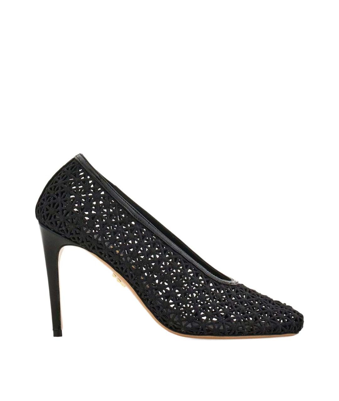 FERRAGAMO Черные кожаные туфли, фото 1
