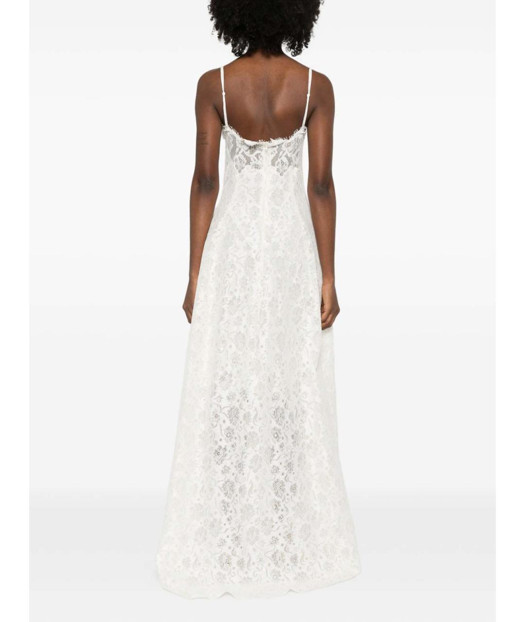ERMANNO SCERVINO Белое хлопковое повседневное платье, фото 2