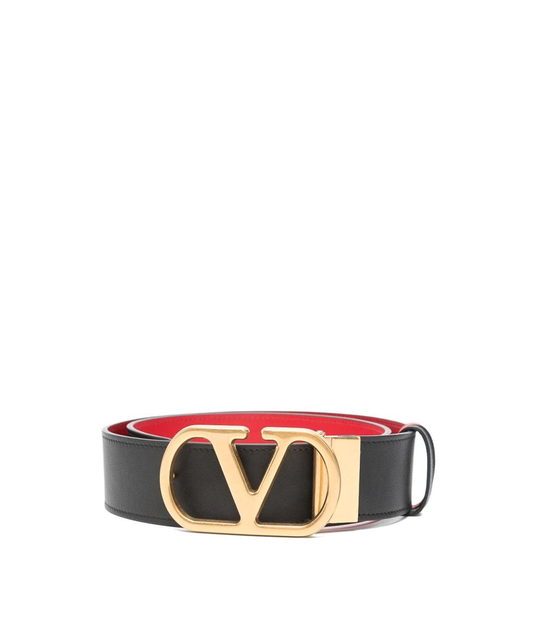 VALENTINO Черный ремень, фото 1