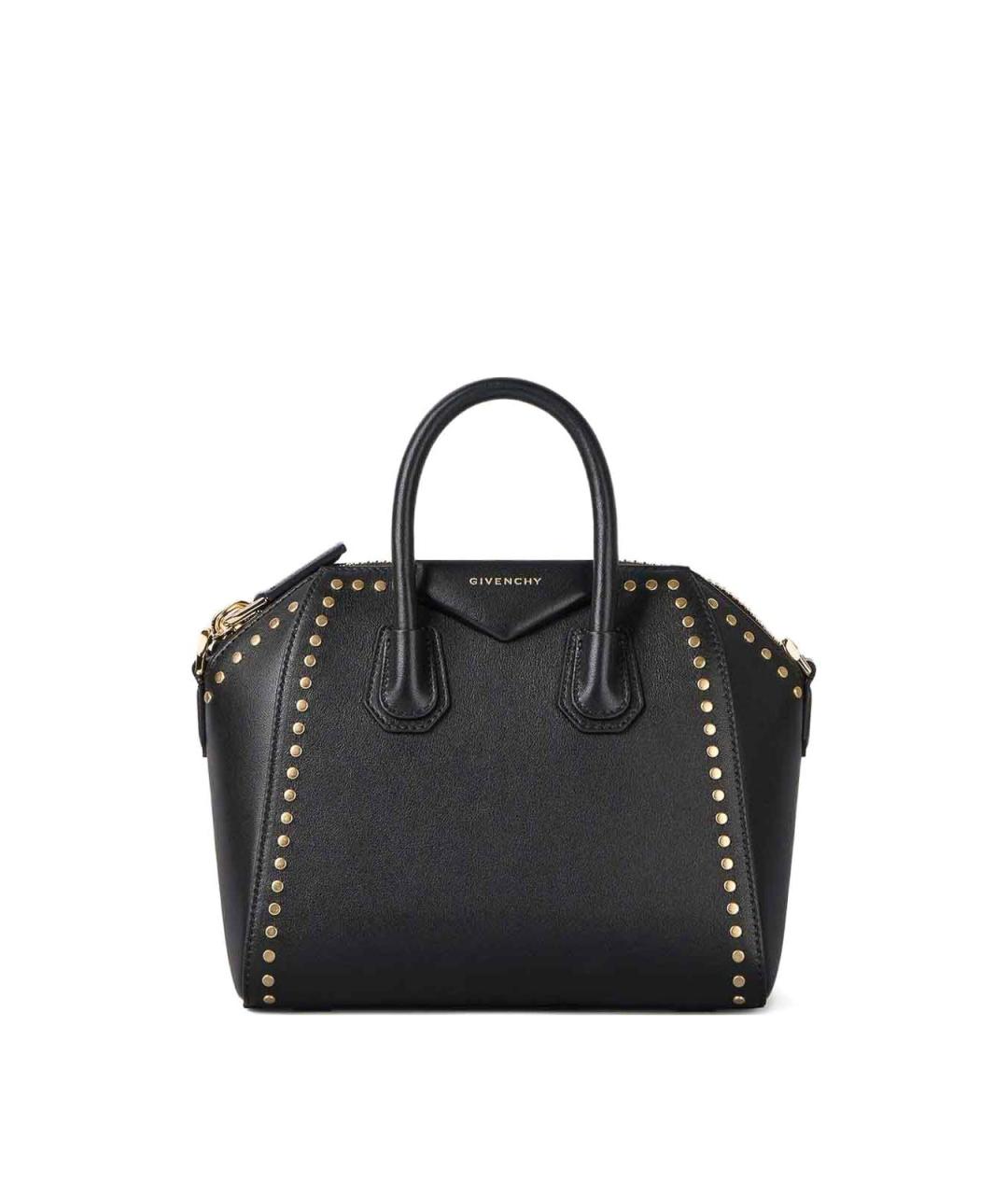 GIVENCHY Черная кожаная сумка тоут, фото 1