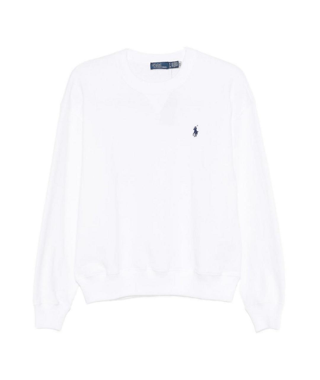 POLO RALPH LAUREN Белый полиэстеровый джемпер / свитер, фото 1