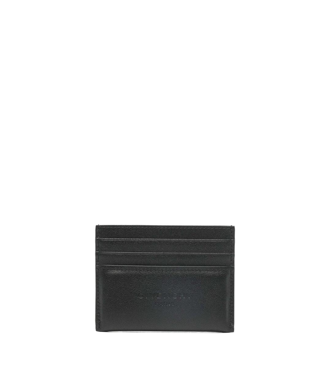 GIVENCHY Черный кожаный кардхолдер, фото 1