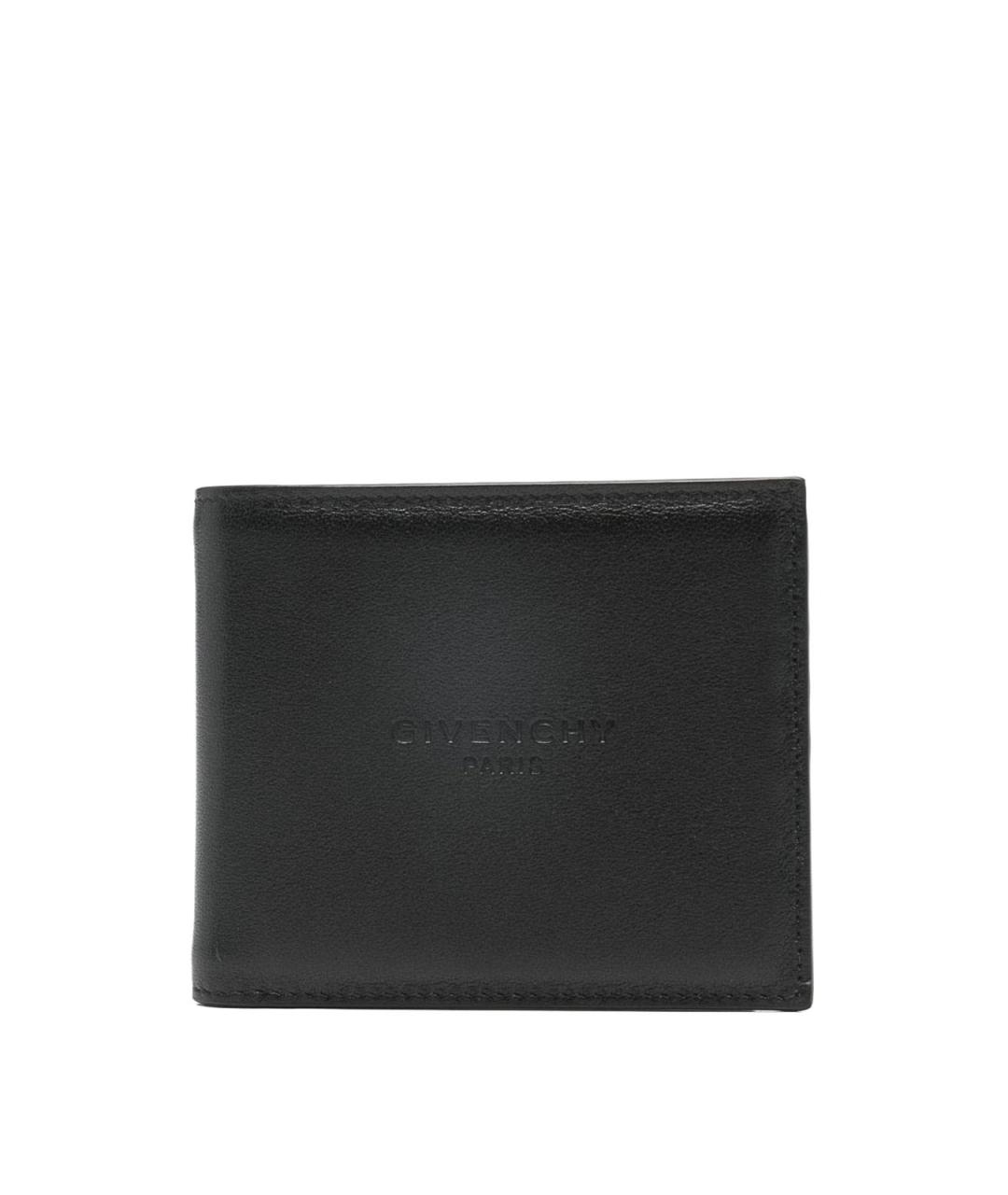 GIVENCHY Черный кожаный кошелек, фото 1