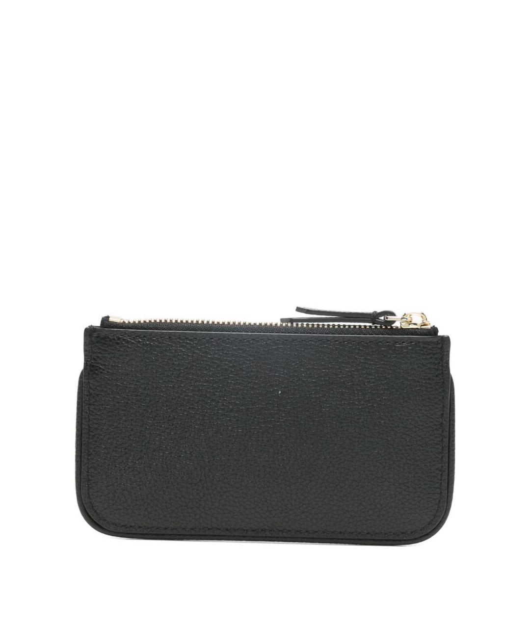 EMPORIO ARMANI Черный кожаный кошелек, фото 2