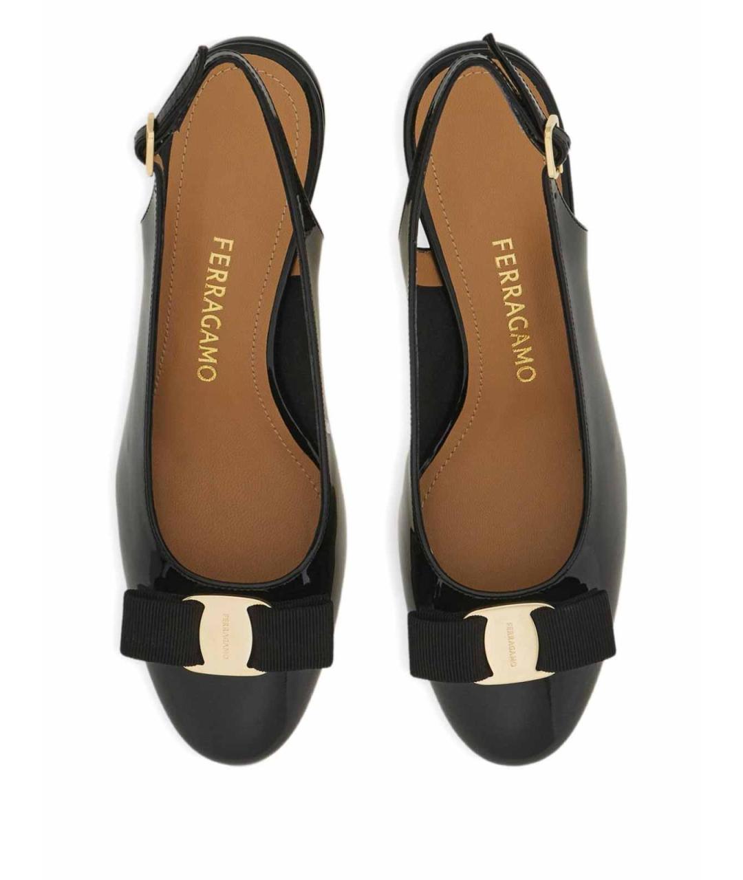 FERRAGAMO Черные туфли, фото 3