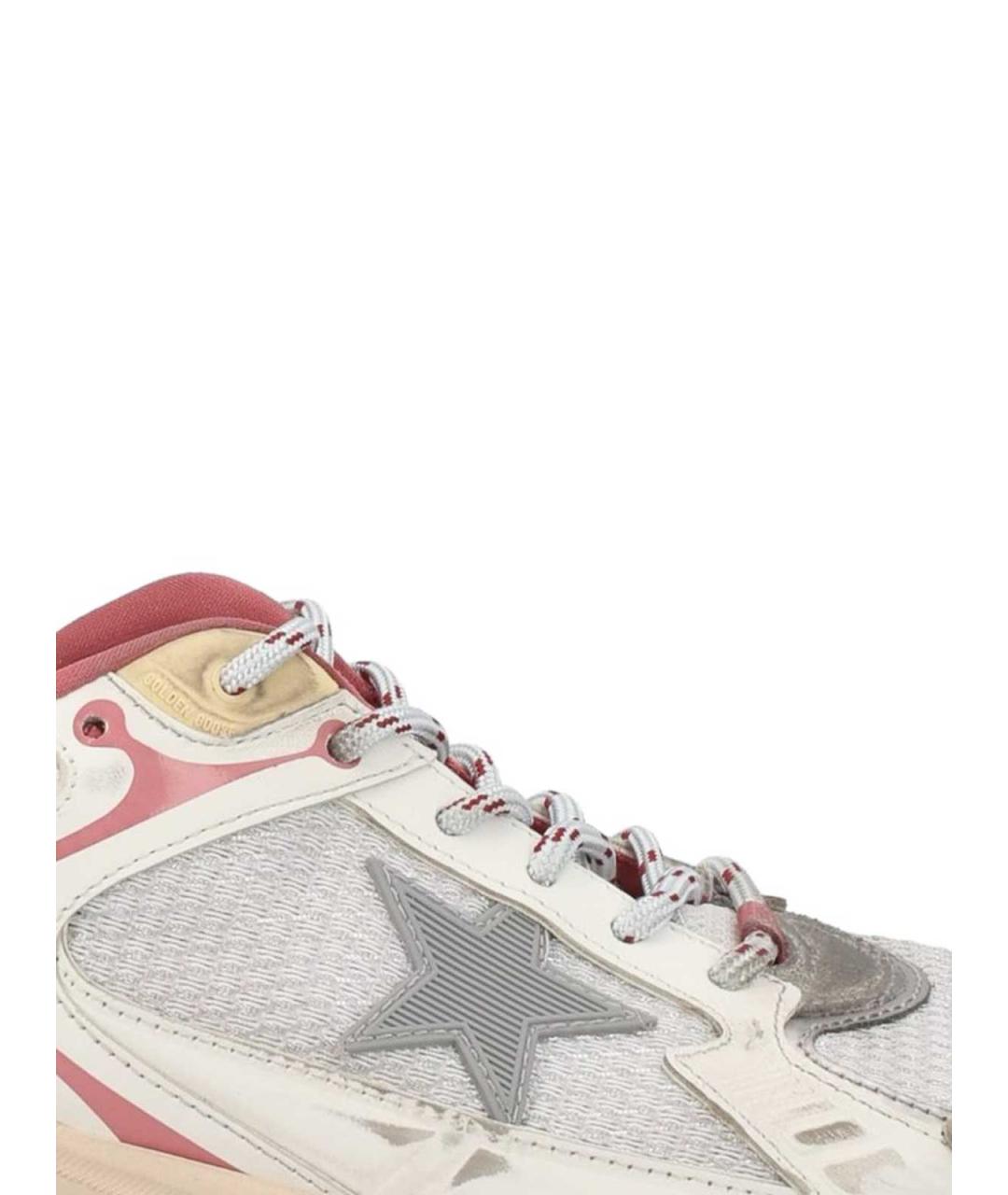 GOLDEN GOOSE Серебряные синтетические кроссовки, фото 2
