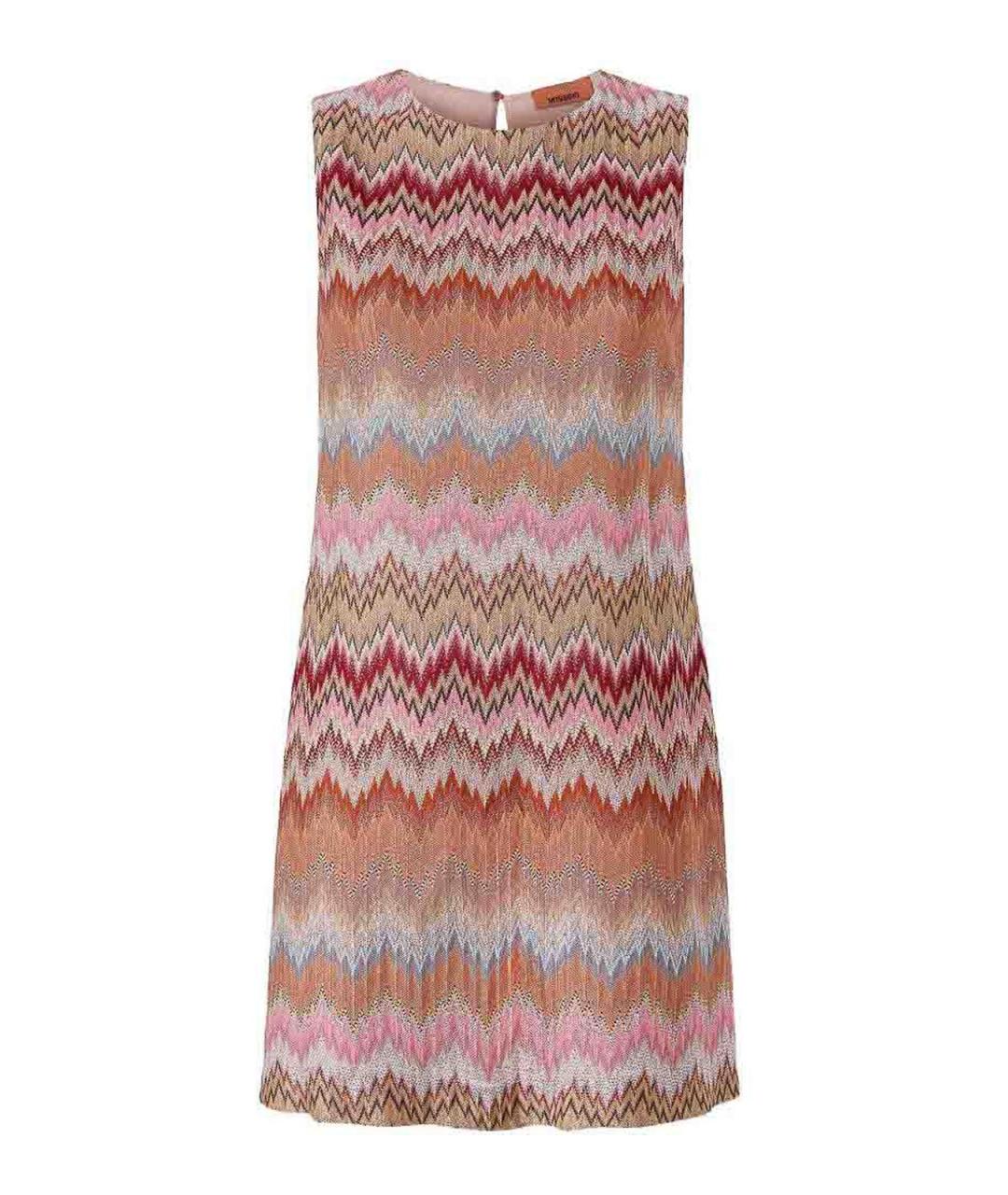 MISSONI Бежевое вискозное повседневное платье, фото 1