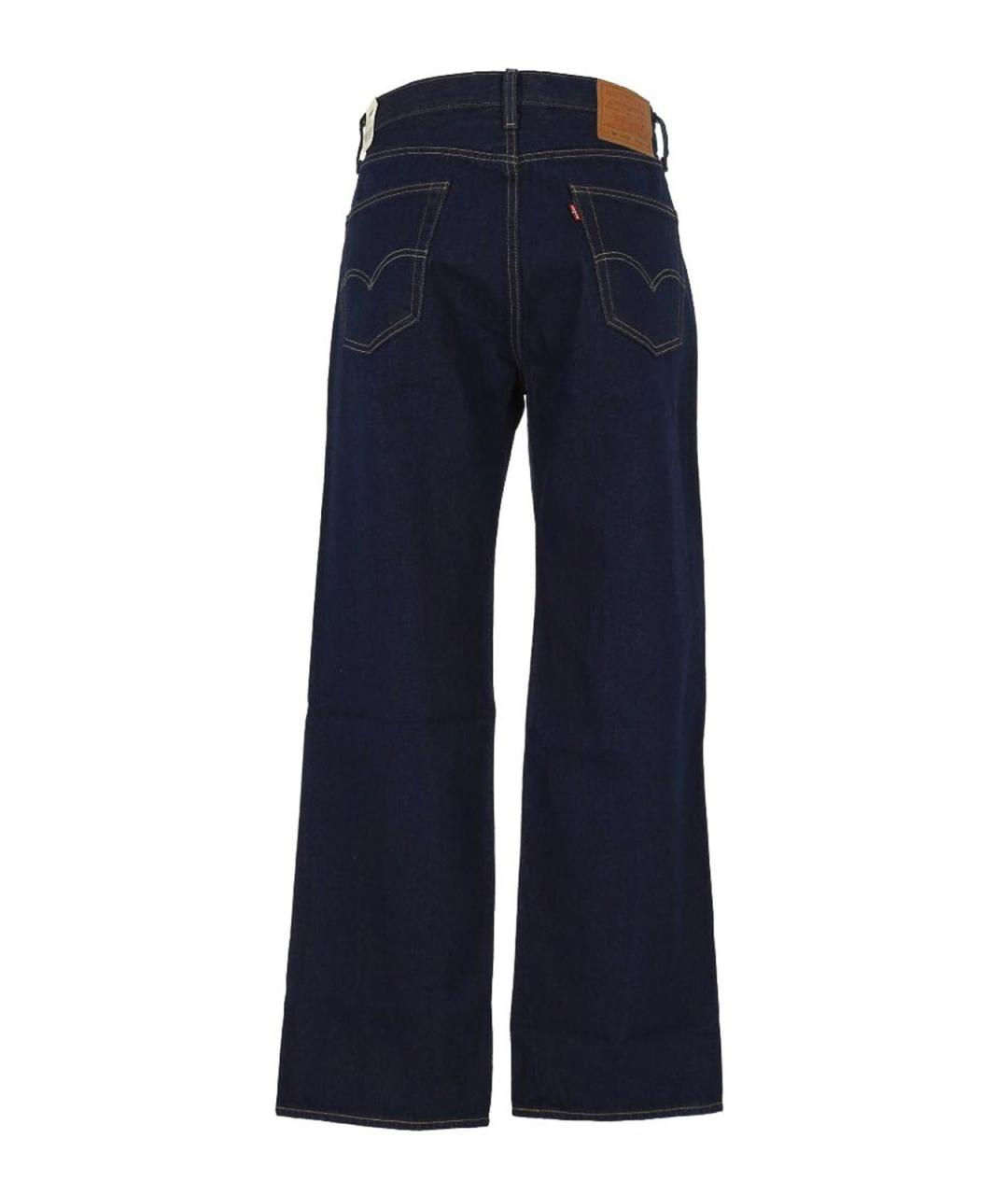 LEVI'S Синие хлопковые прямые джинсы, фото 3