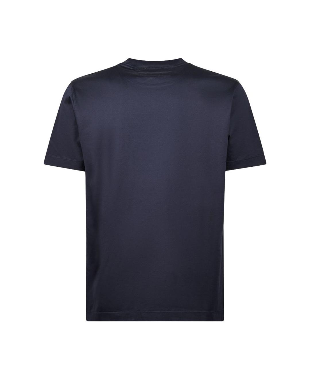 CP COMPANY Синяя хлопковая футболка, фото 3