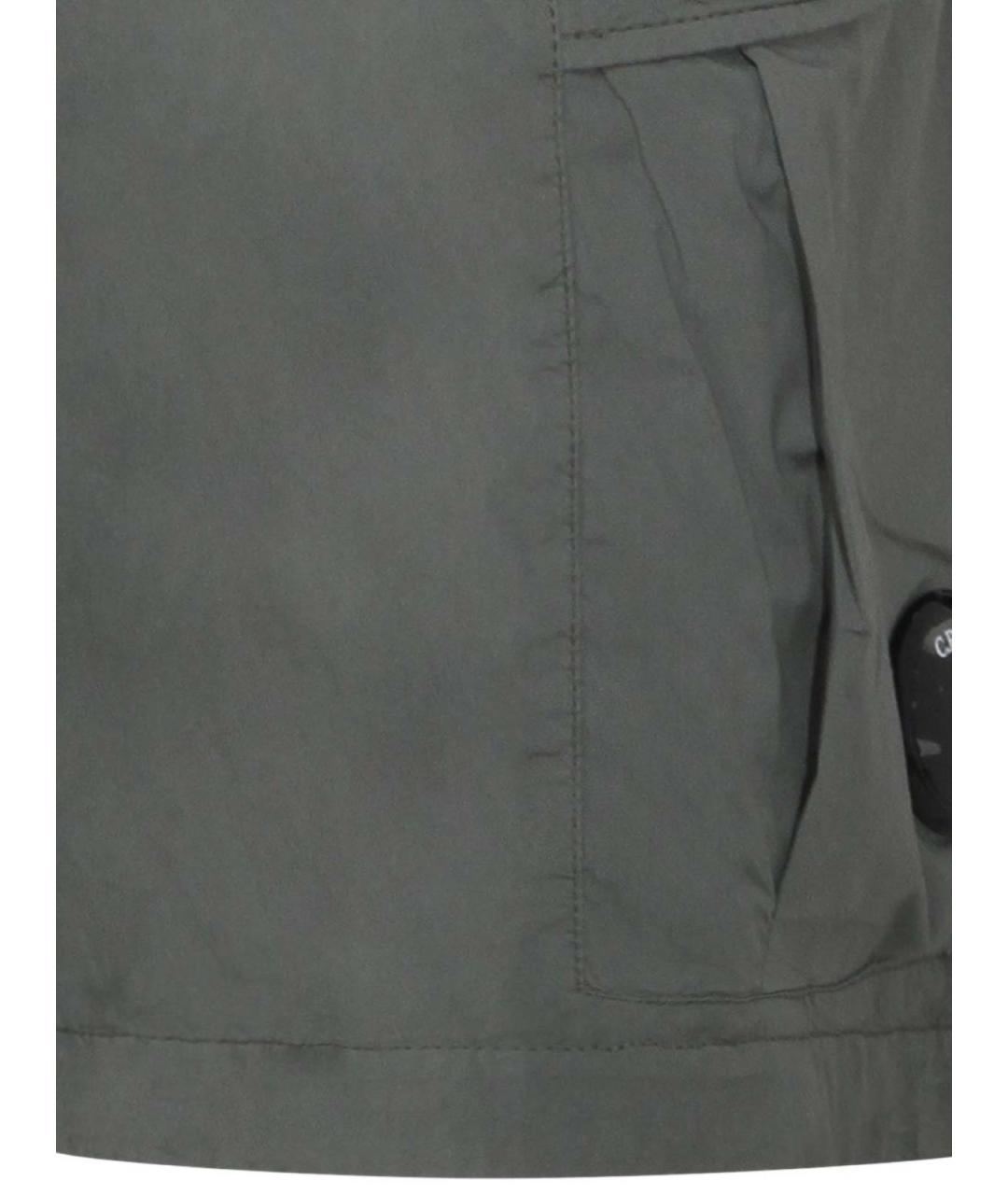 CP COMPANY Серые хлопковые шорты, фото 4