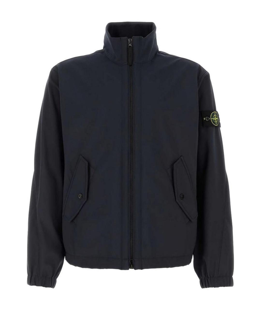 STONE ISLAND Синяя полиэстеровая куртка, фото 1