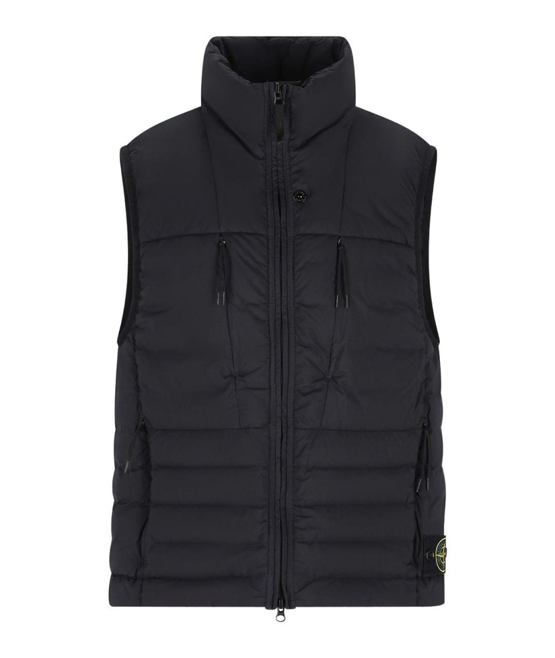 STONE ISLAND Синяя полиамидовая жилетка, фото 1