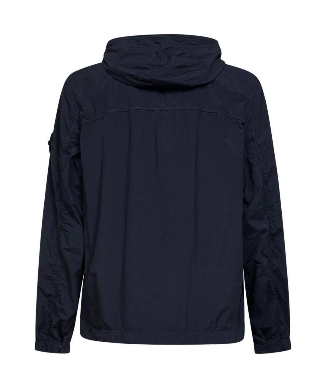 STONE ISLAND Синяя полиамидовая куртка, фото 3