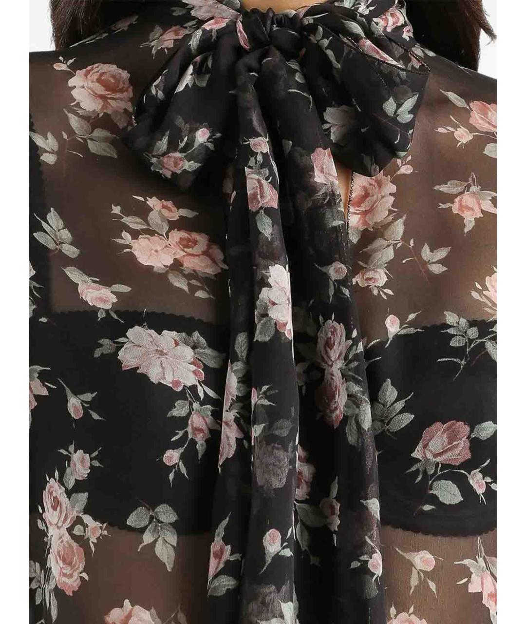 DOLCE&GABBANA Мульти шелковая блузы, фото 3