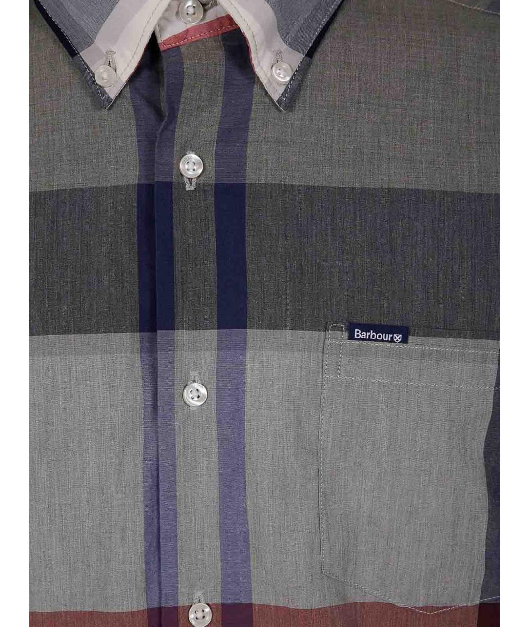 BARBOUR Синяя хлопковая классическая рубашка, фото 2
