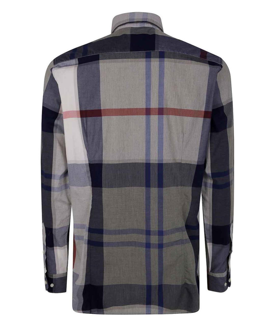 BARBOUR Синяя хлопковая классическая рубашка, фото 3