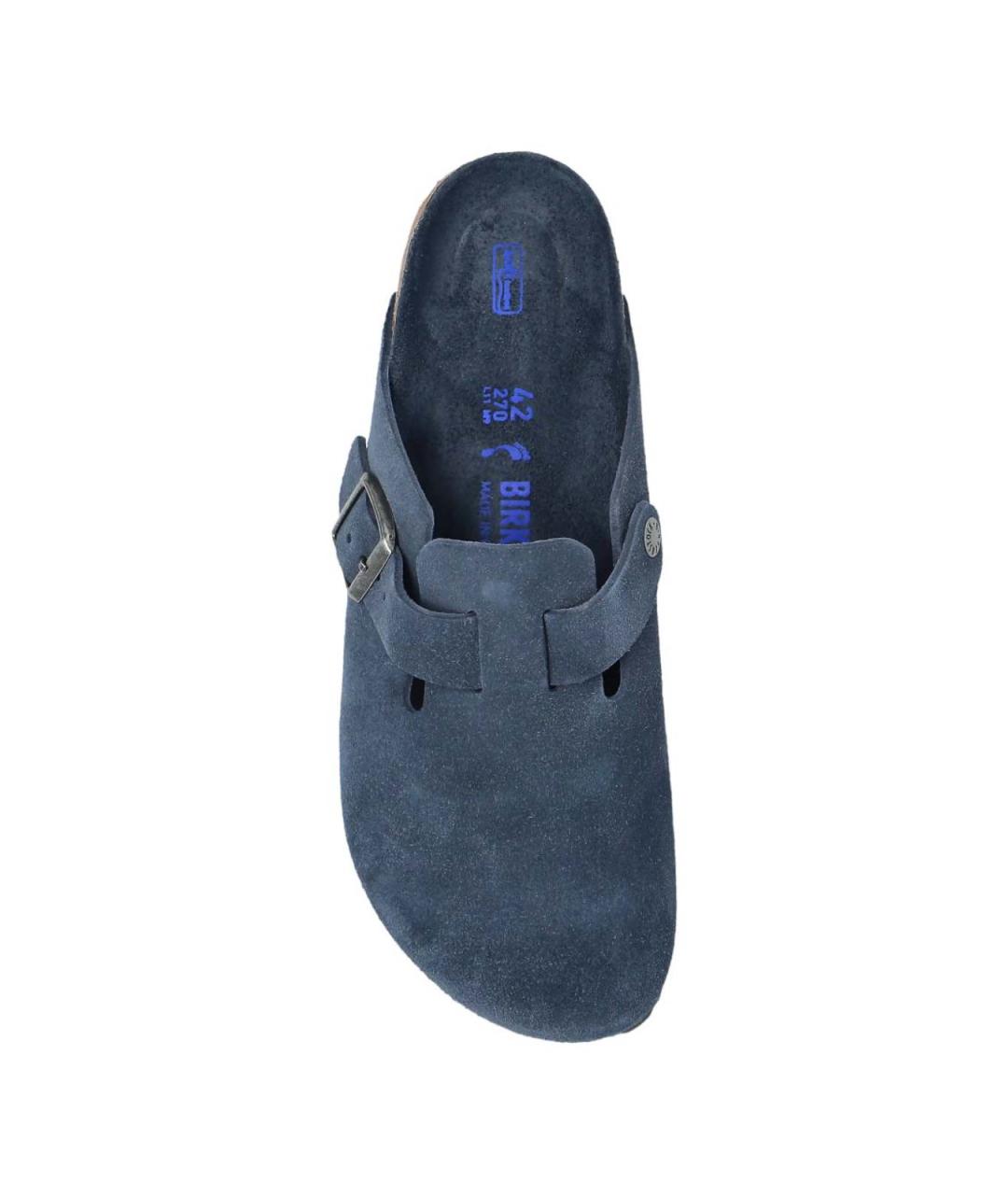 BIRKENSTOCK Синие замшевые слипоны, фото 2