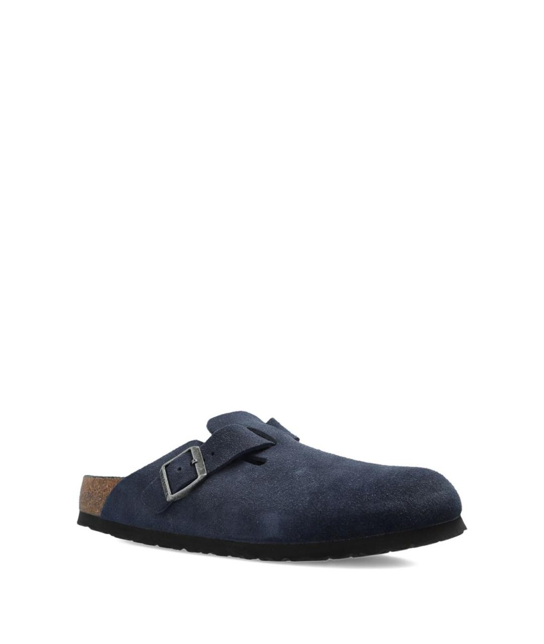 BIRKENSTOCK Синие замшевые слипоны, фото 5