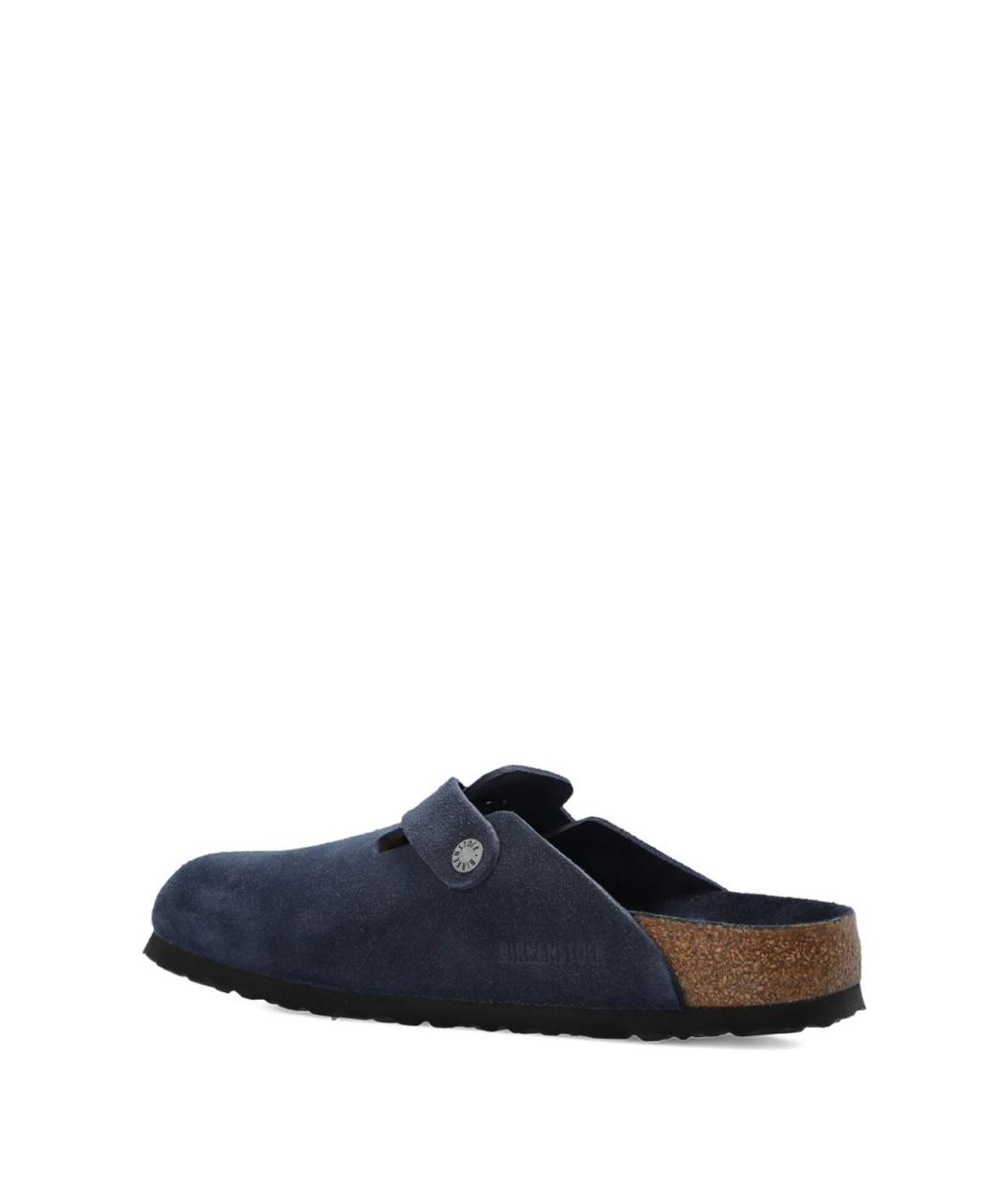 BIRKENSTOCK Синие замшевые слипоны, фото 4