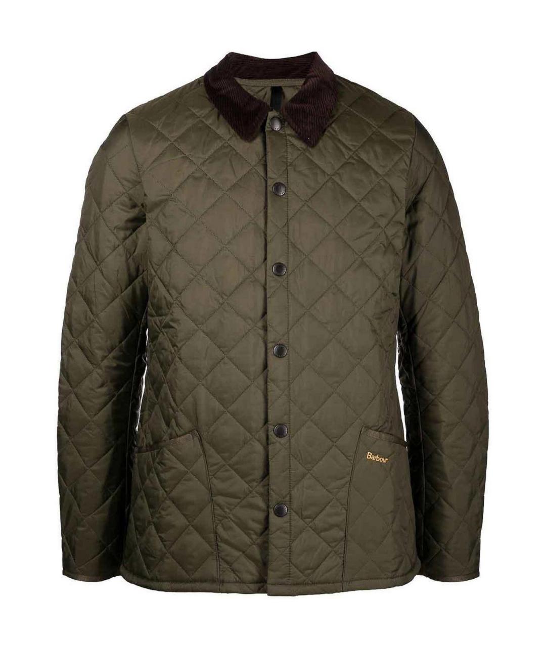 BARBOUR Зеленая полиамидовая куртка, фото 1