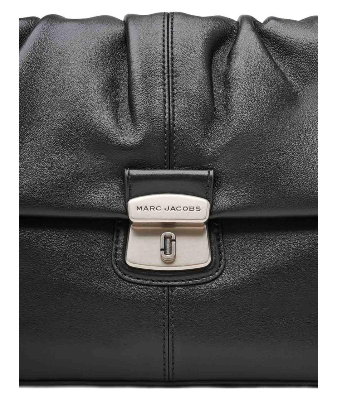 MARC JACOBS Черная кожаная сумка через плечо, фото 2