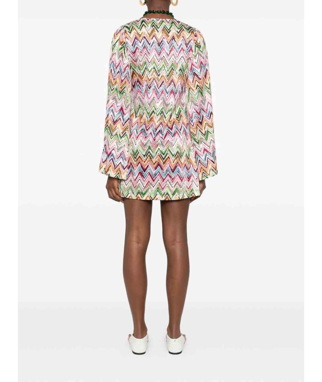 MISSONI Мульти вискозное повседневное платье, фото 4