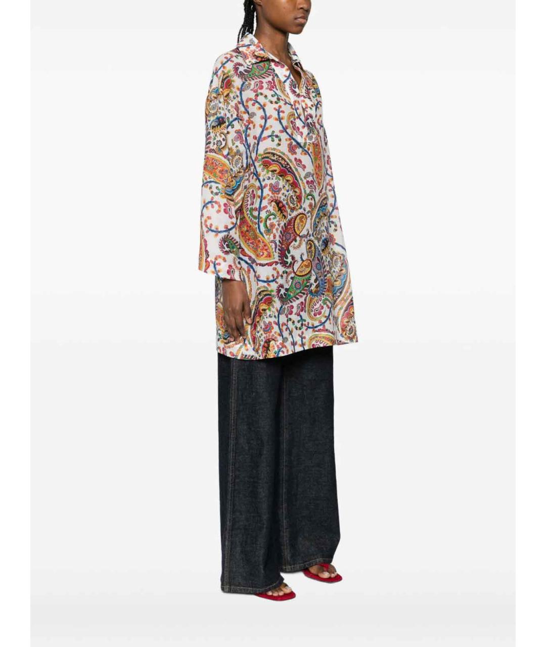 ETRO Мульти хлопковая рубашка, фото 4