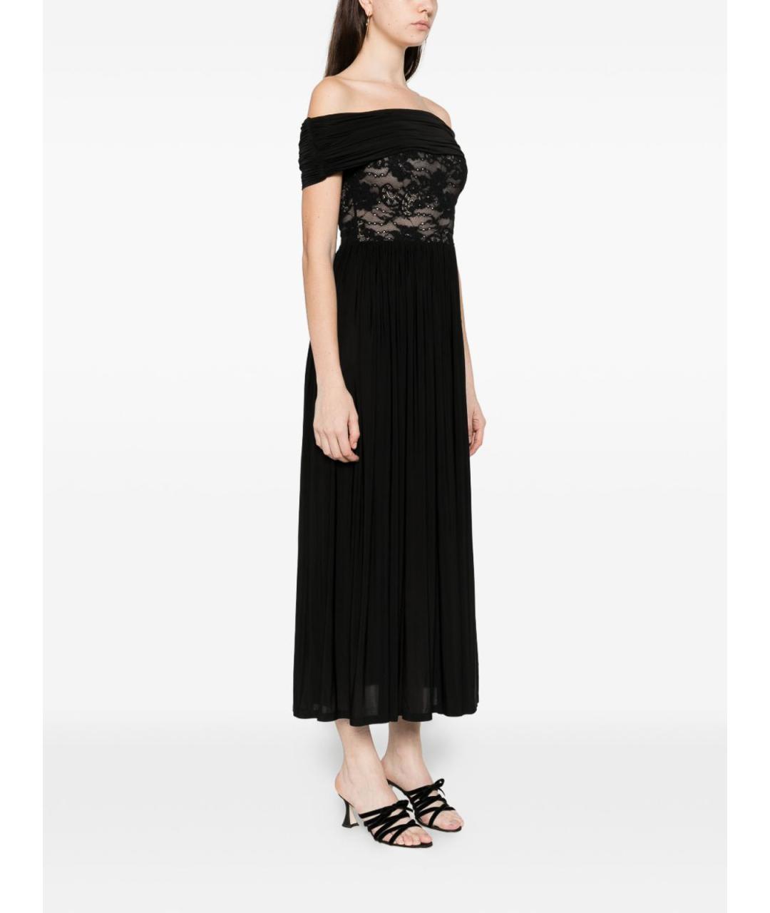 ZIMMERMANN Черное вискозное коктейльное платье, фото 4