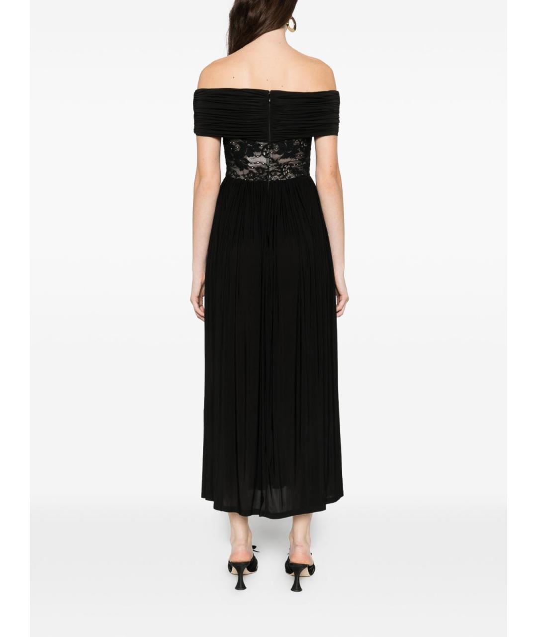 ZIMMERMANN Черное вискозное коктейльное платье, фото 5