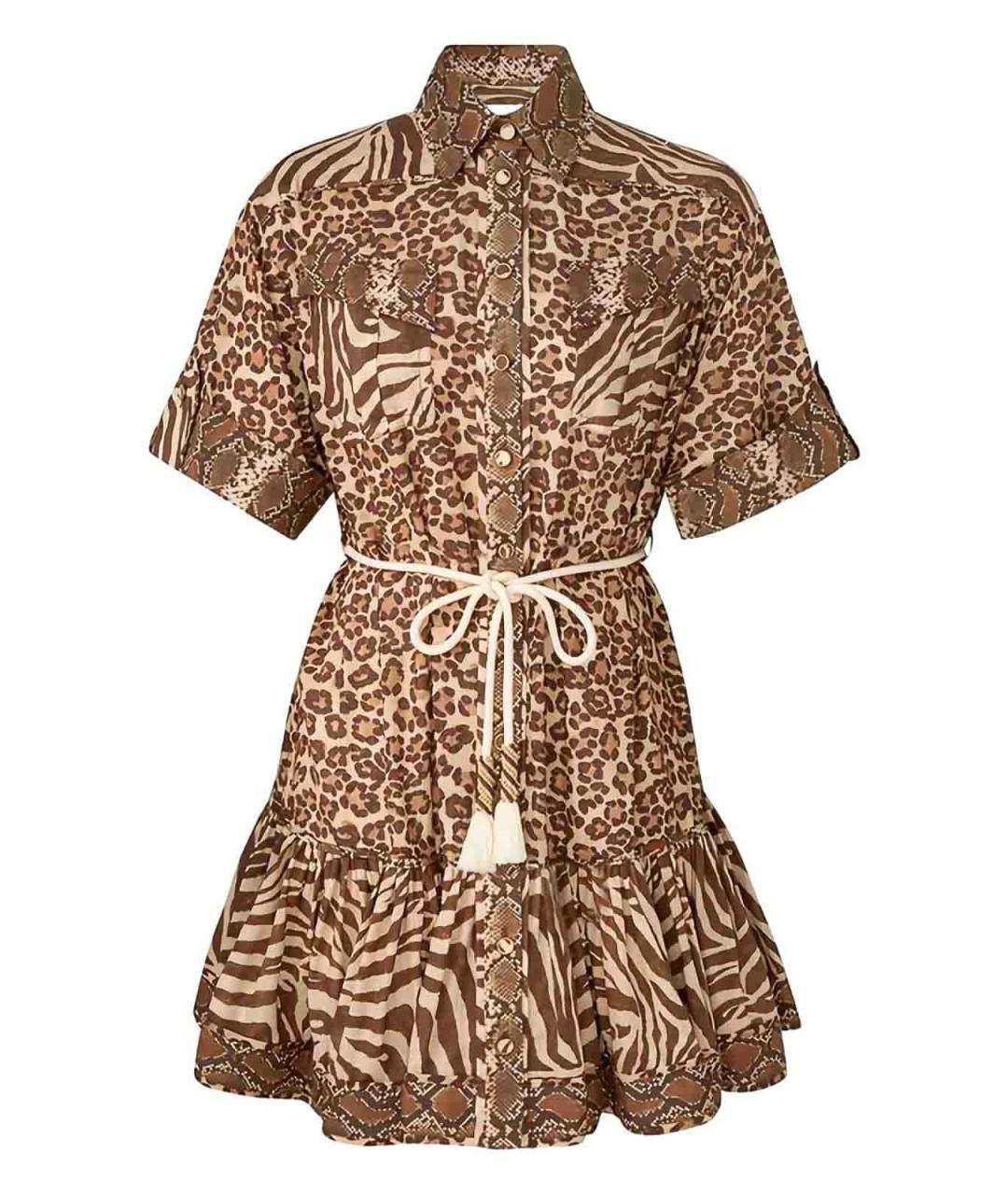 ZIMMERMANN Мульти хлопковое повседневное платье, фото 2