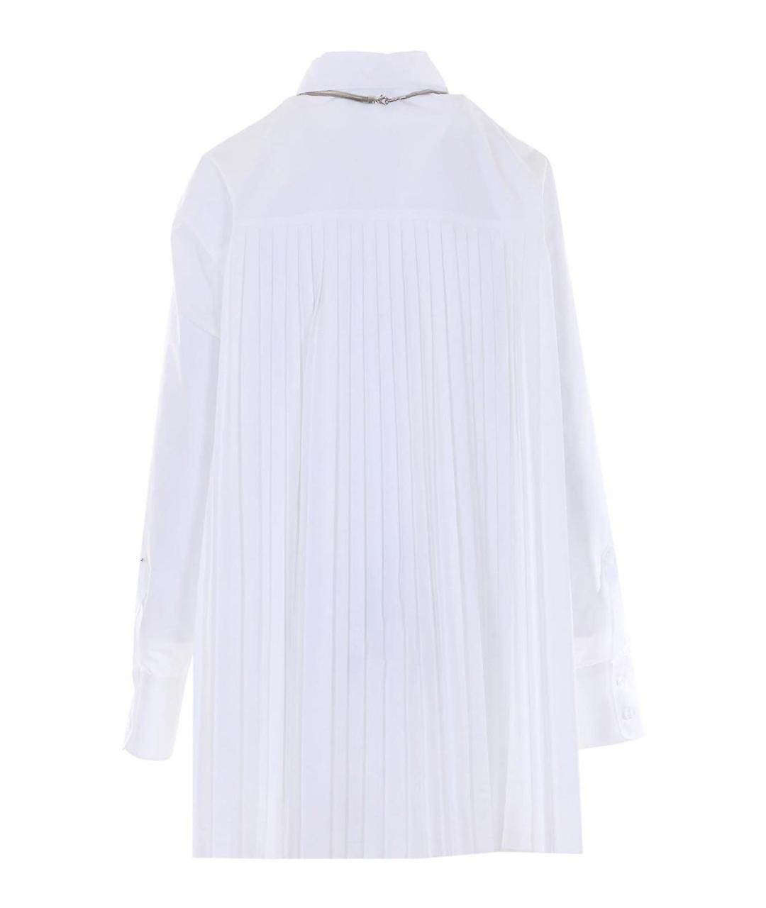 SPORTMAX Белая хлопковая рубашка, фото 2