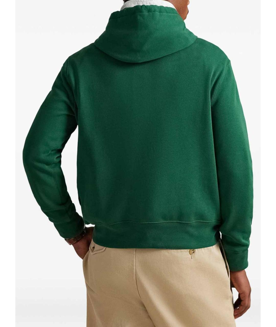 POLO RALPH LAUREN Зеленый полиэстеровый джемпер / свитер, фото 3