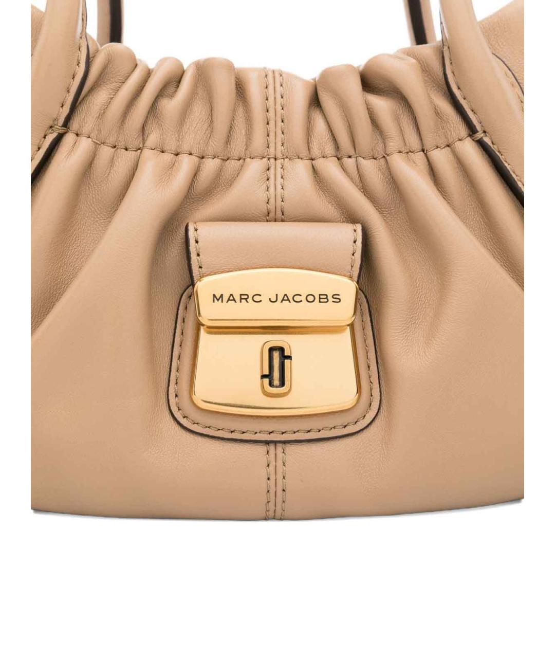 MARC JACOBS Бежевая кожаная сумка тоут, фото 2