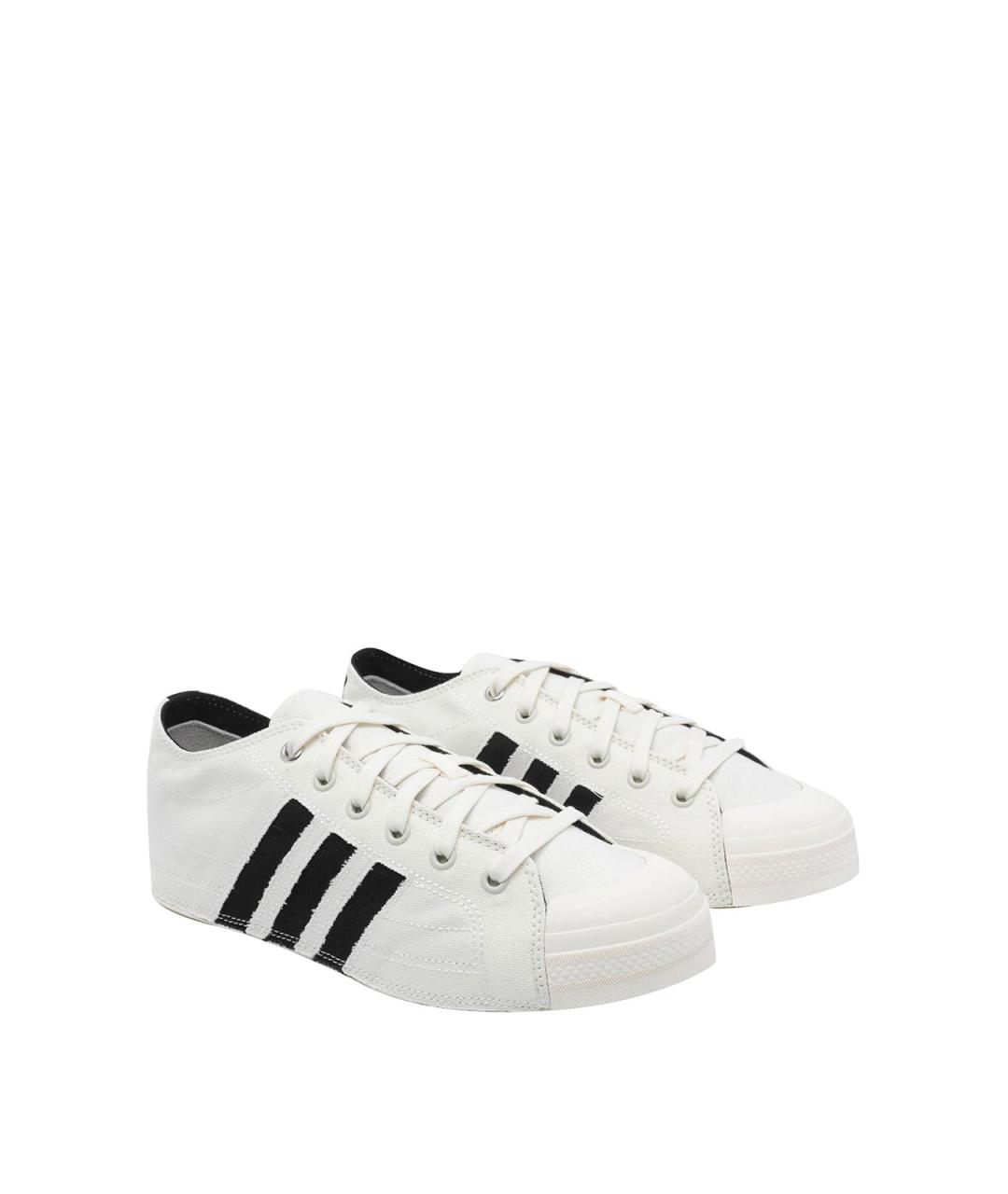 Y-3 Белые резиновые низкие кроссовки / кеды, фото 2