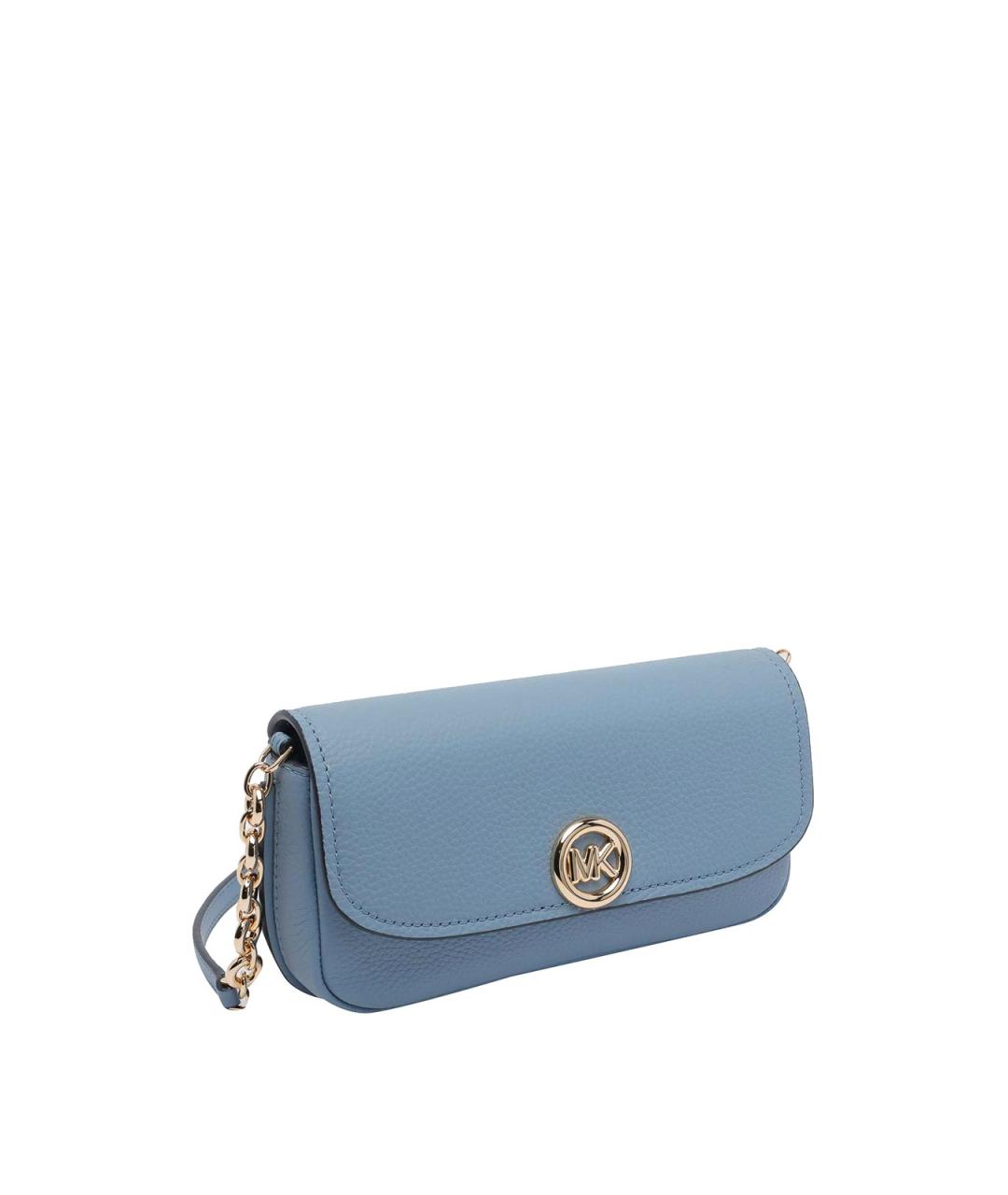 MICHAEL MICHAEL KORS Синяя кожаная сумка через плечо, фото 2
