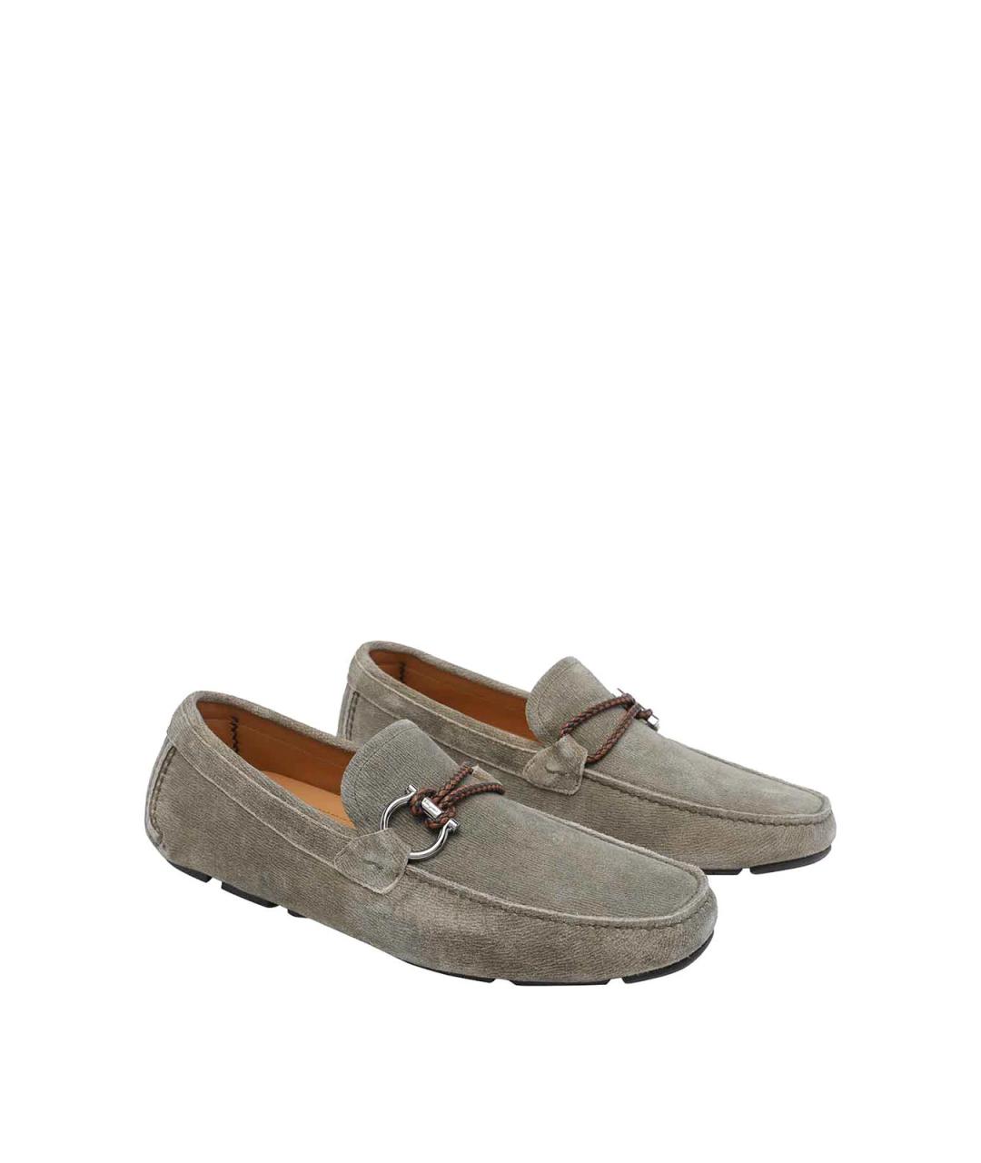 FERRAGAMO Замшевые лоферы, фото 2